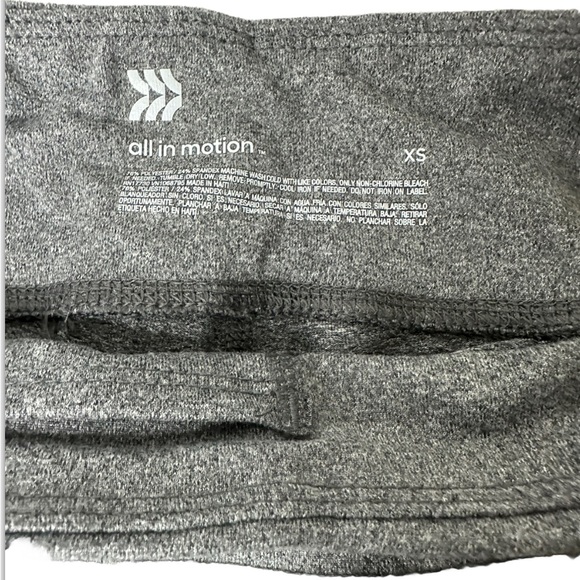 All In Motion Women's Simplicity Mid-Rise Long Leggings  Grey Size‎ XS - Picture 5 of 8